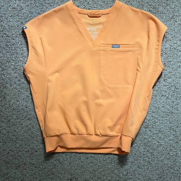 women’s figs shaka orange scrub set - Picture 5 of 11